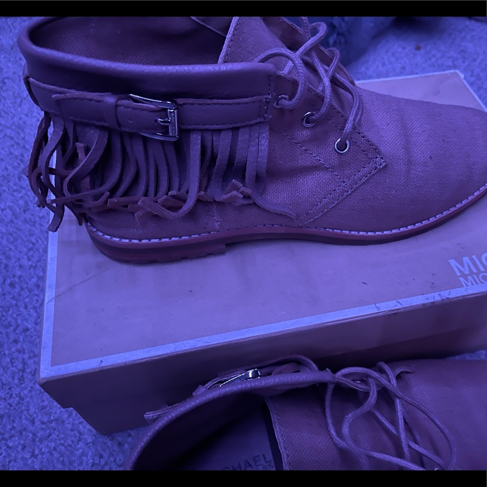 Michael Kors Tribal Grayson booties. Pre-owned. Size 9 1/2.
